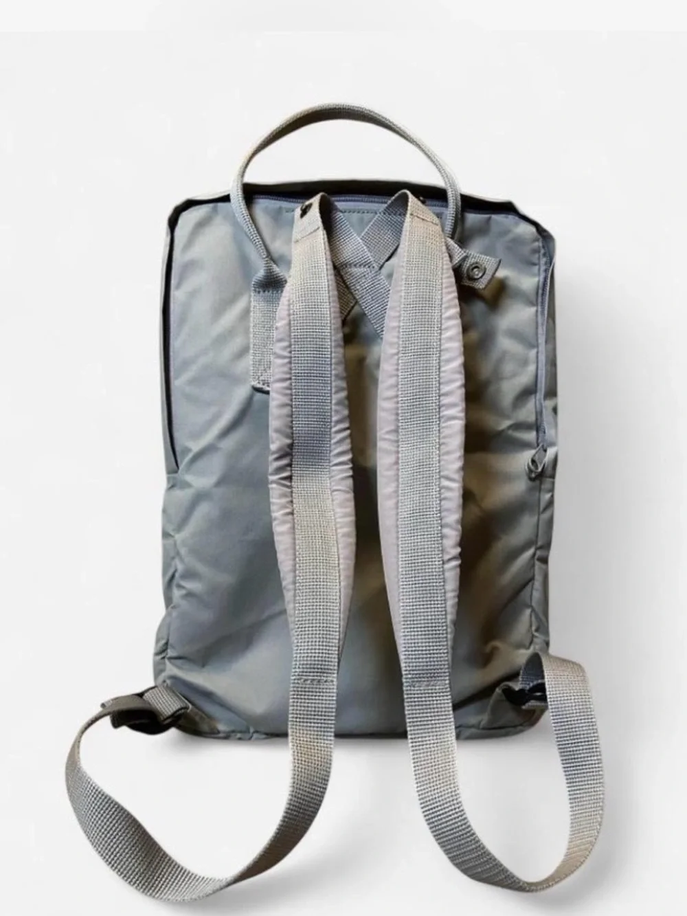 Fjallraven Kånken Laptop Backpack - Grey with Red Logo